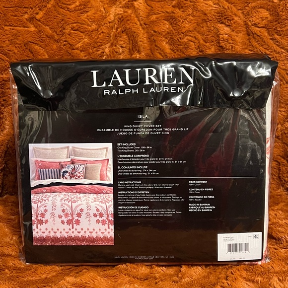 NWT Lauren Ralph Lauren Isla Floral Duvet Cover Set - Picture 2 of 7